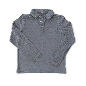 Vineyard Vines Edgartown Polo Shirt - Navy & White Stripes